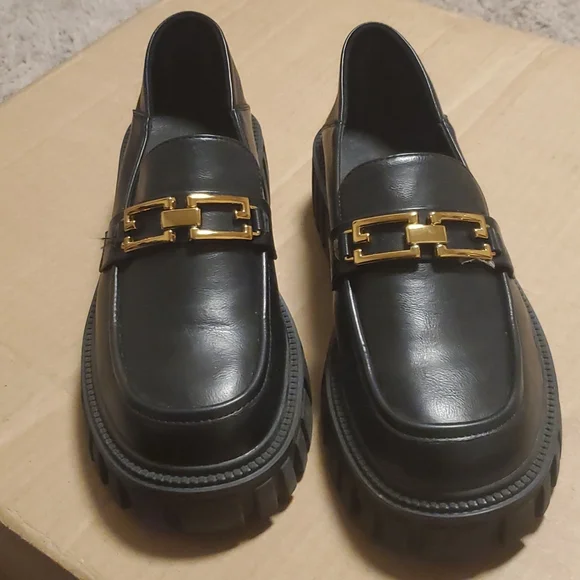 Black Lattelier Chunky Loafers - Picture 3 of 3